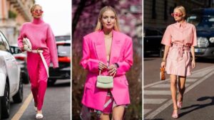 Shades of pink outfits