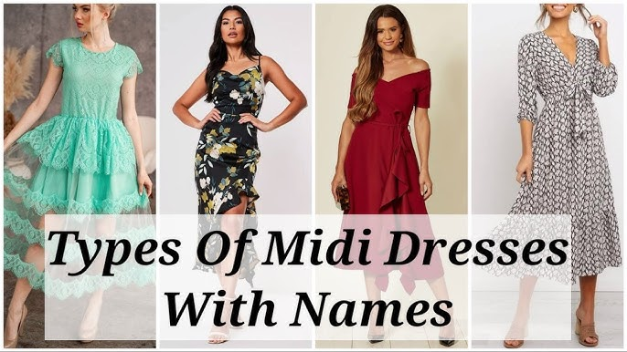 Types of Midi Dresses: From A-Line to Slip